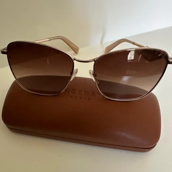 Longchamp Women's Rose Gold Sunglasses - Picture 4 of 11